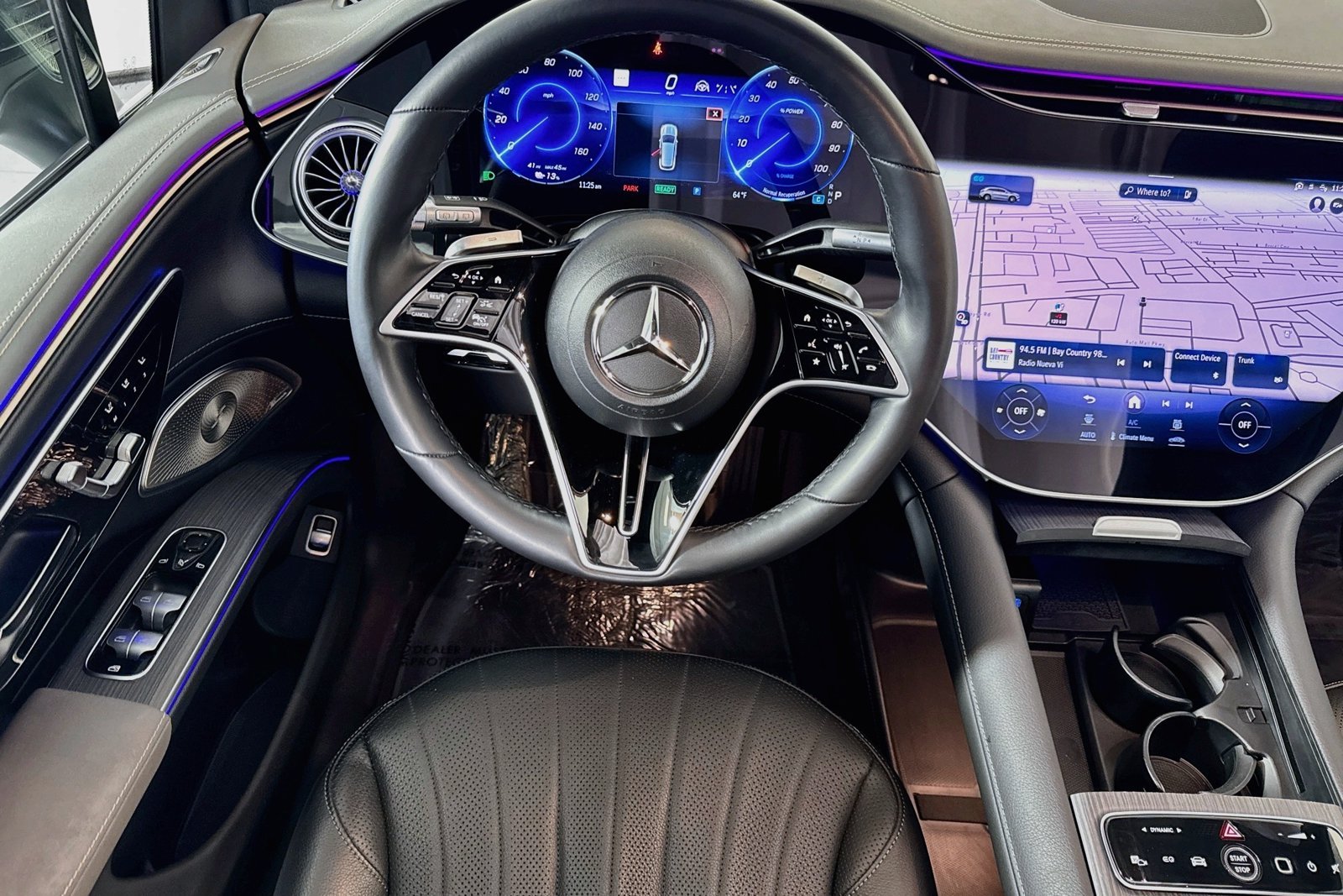 Certified Used 2024 Obsidian Black Metallic Mercedes-Benz EQS 450 image 21