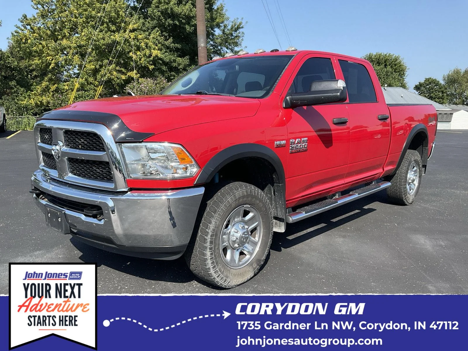 Used 2018 Flame Red Clearcoat Ram Tradesman image 1