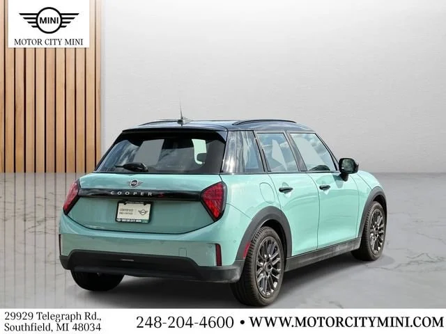 Certified Used 2026 Ocean Wave Green Metallic MINI Iconic image 4