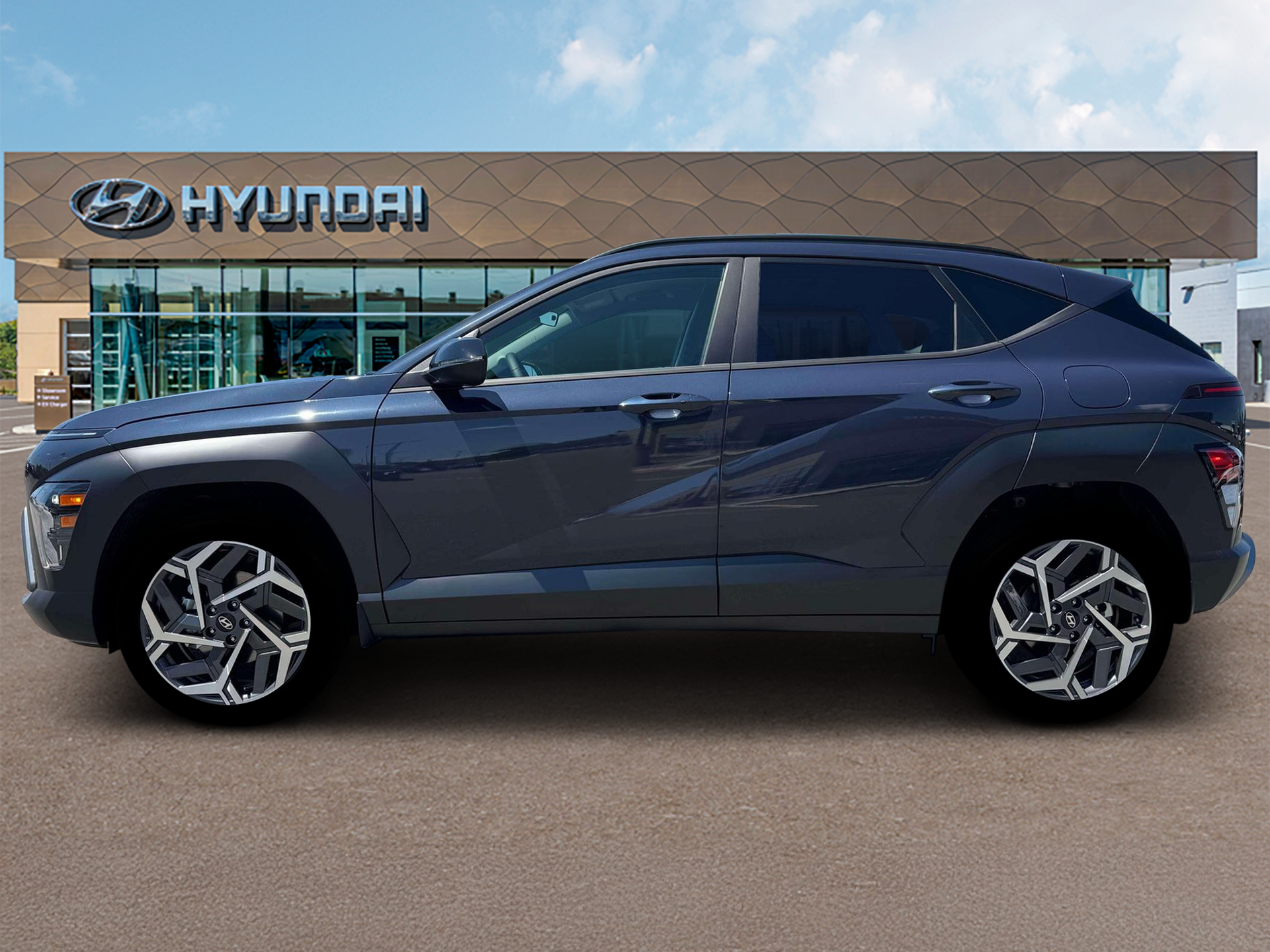 New 2026 Denim Blue Pearl Hyundai SEL Premium AWD image 3