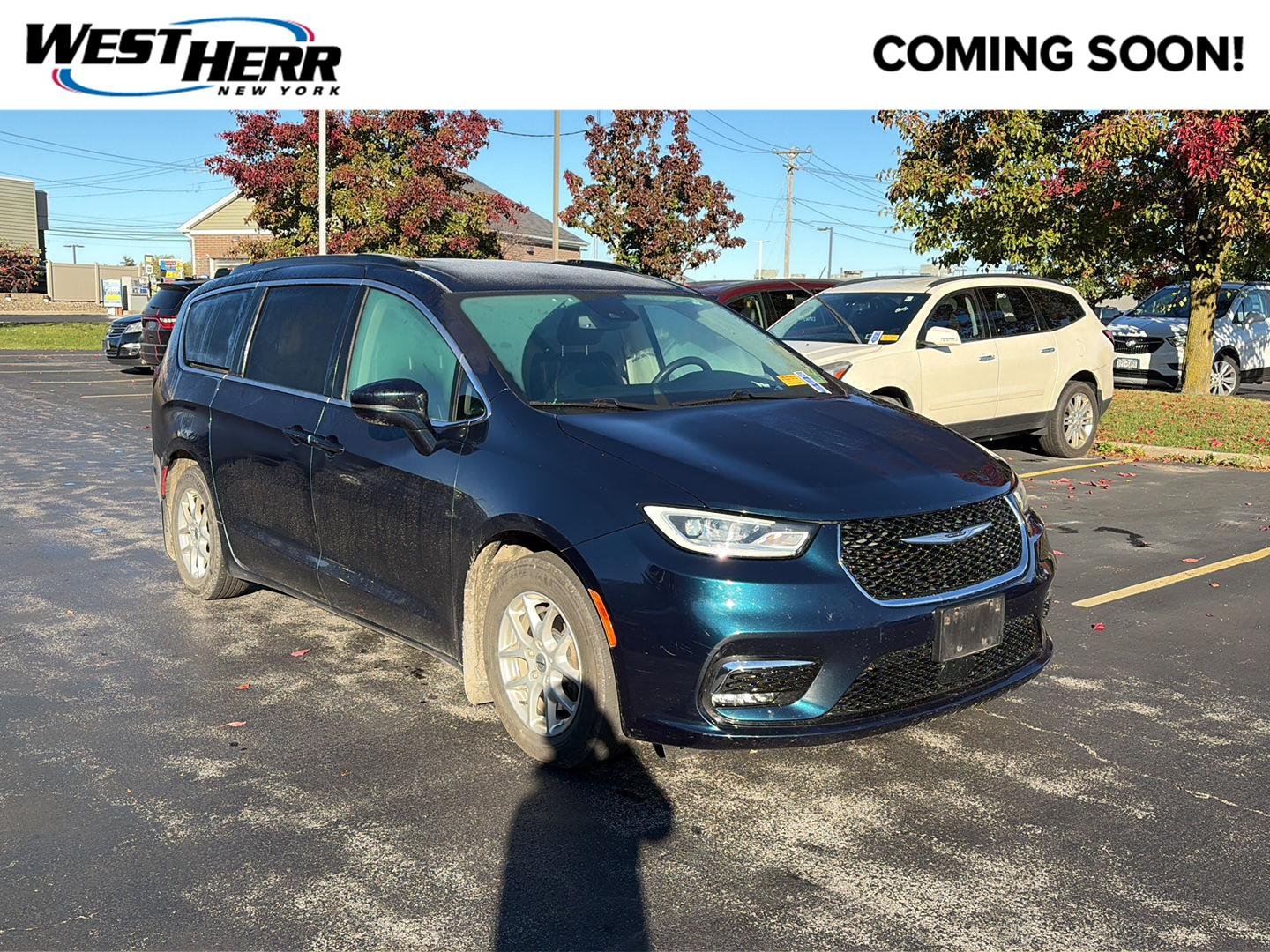 Used 2022 Fathom Blue Pearlcoat Chrysler Touring L image 1