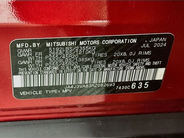 Certified Pre-Owned 2024 Mitsubishi Outlander SE Black Edition