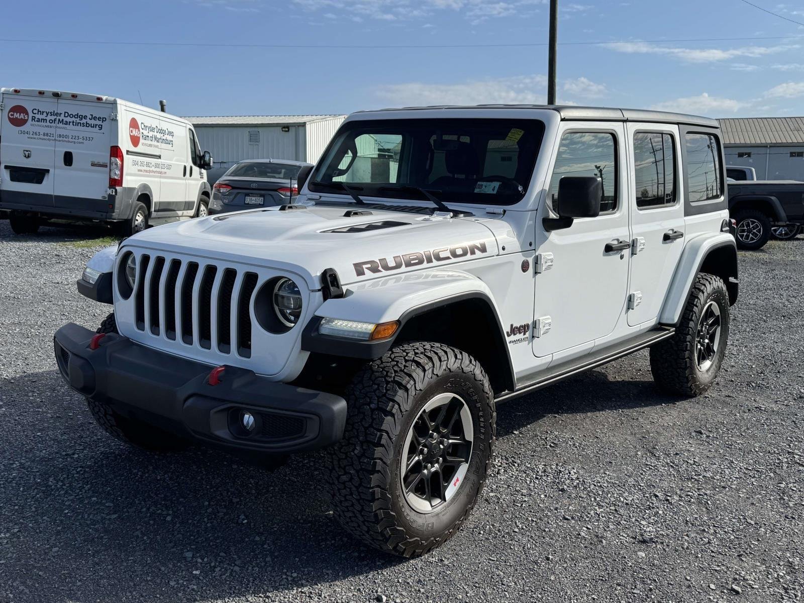 Used 2020 Bright White Clearcoat Jeep Rubicon image 26
