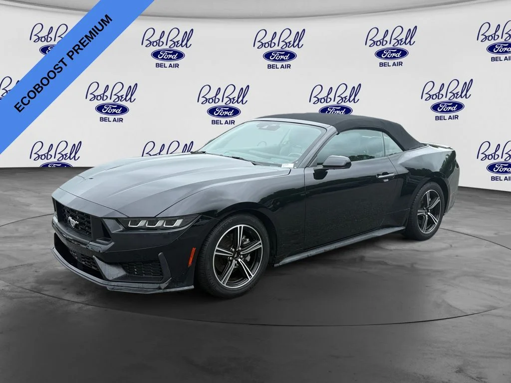 Used 2025 Shadow Black Ford EcoBoost Premium image 3