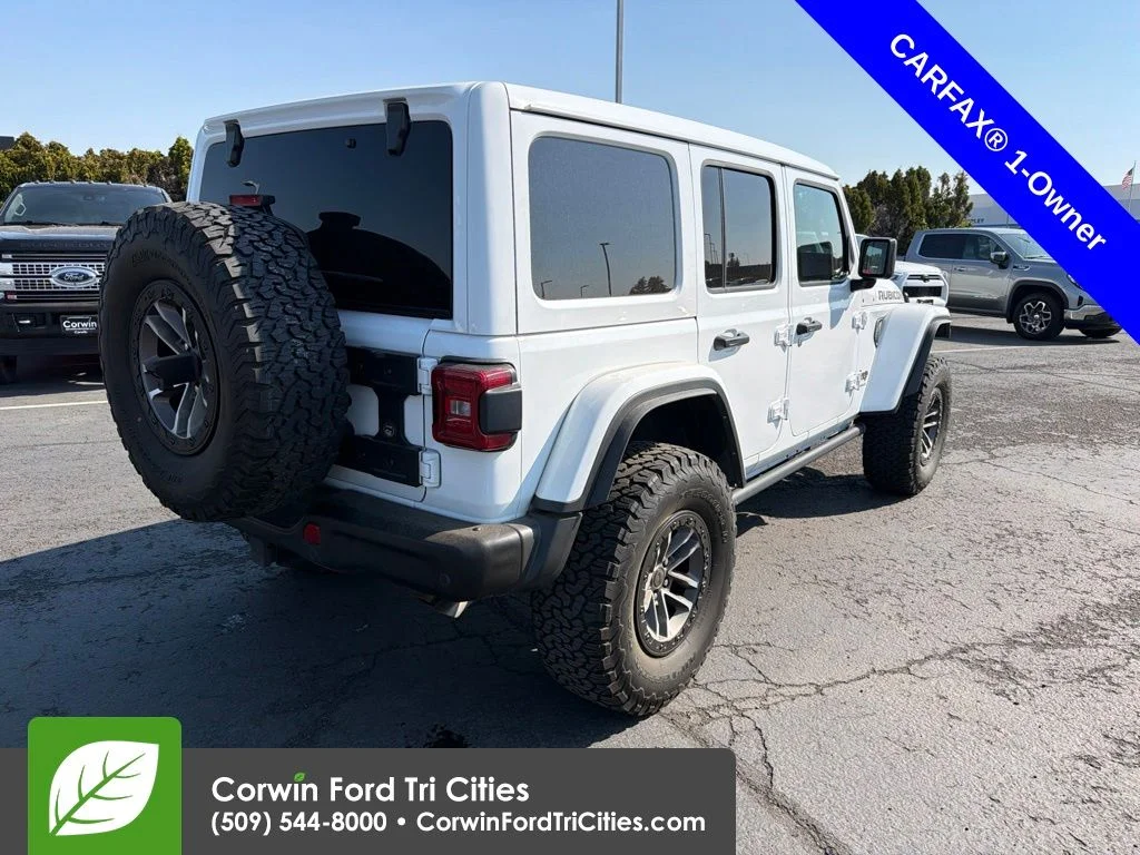 Used 2024 Bright White Clearcoat Jeep Rubicon 392 image 9