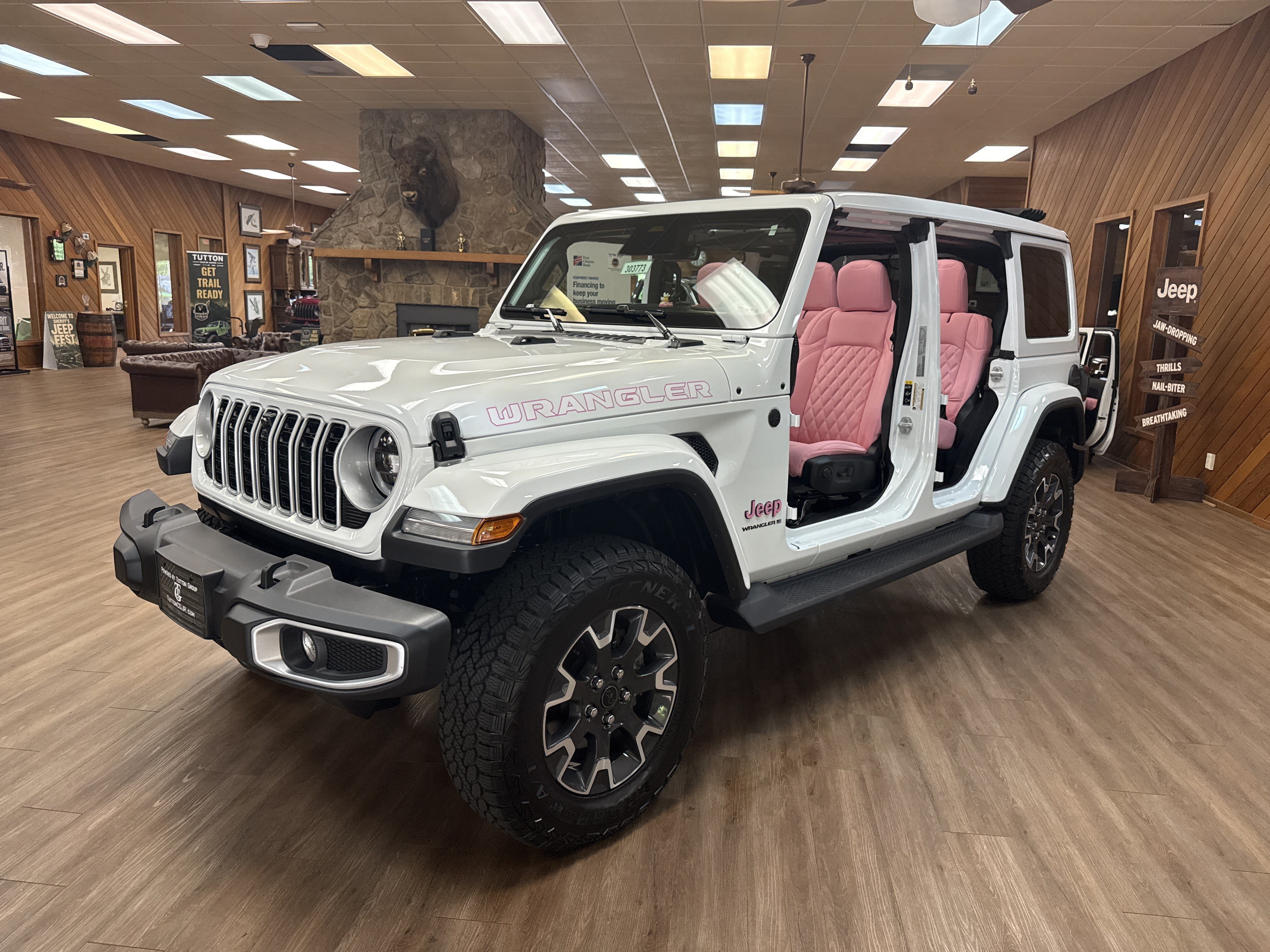 New 2026 Bright White Clearcoat Jeep Sahara image 3