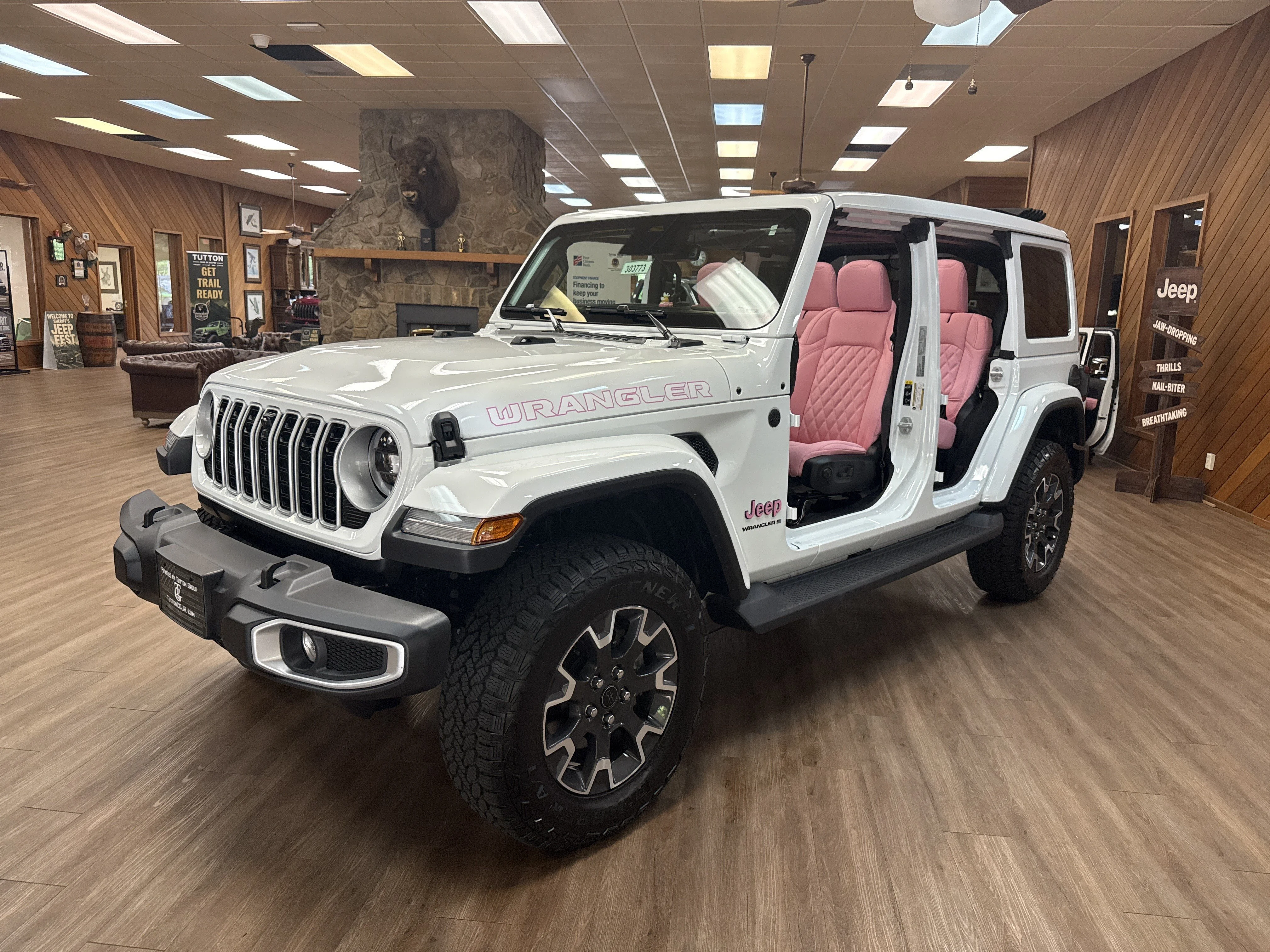 New 2026 Bright White Clearcoat Jeep Sahara image 3