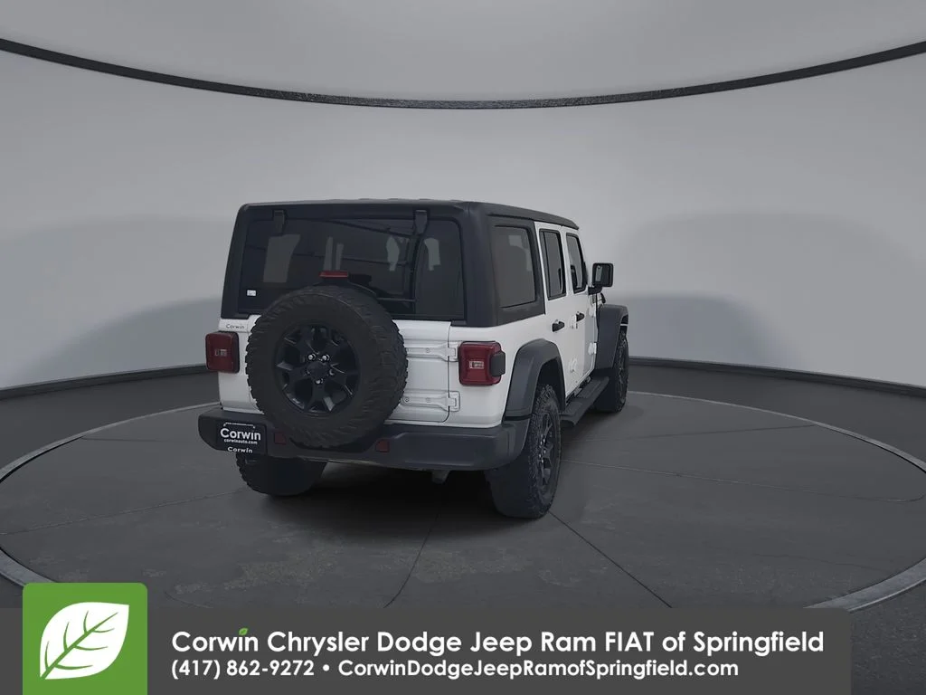 Certified Used 2020 White Jeep Unlimited Sport image 12