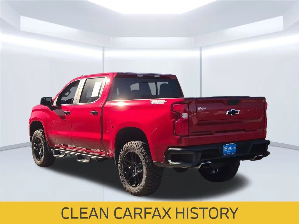Used 2021 CHERRY RED TINTCOAT Chevrolet LT Trail Boss image 3