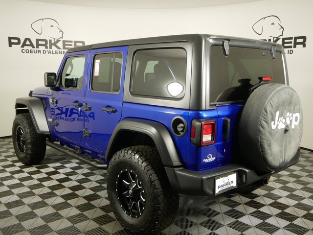 Used 2018 Ocean Blue Metallic Clearcoat Jeep Sport S image 7