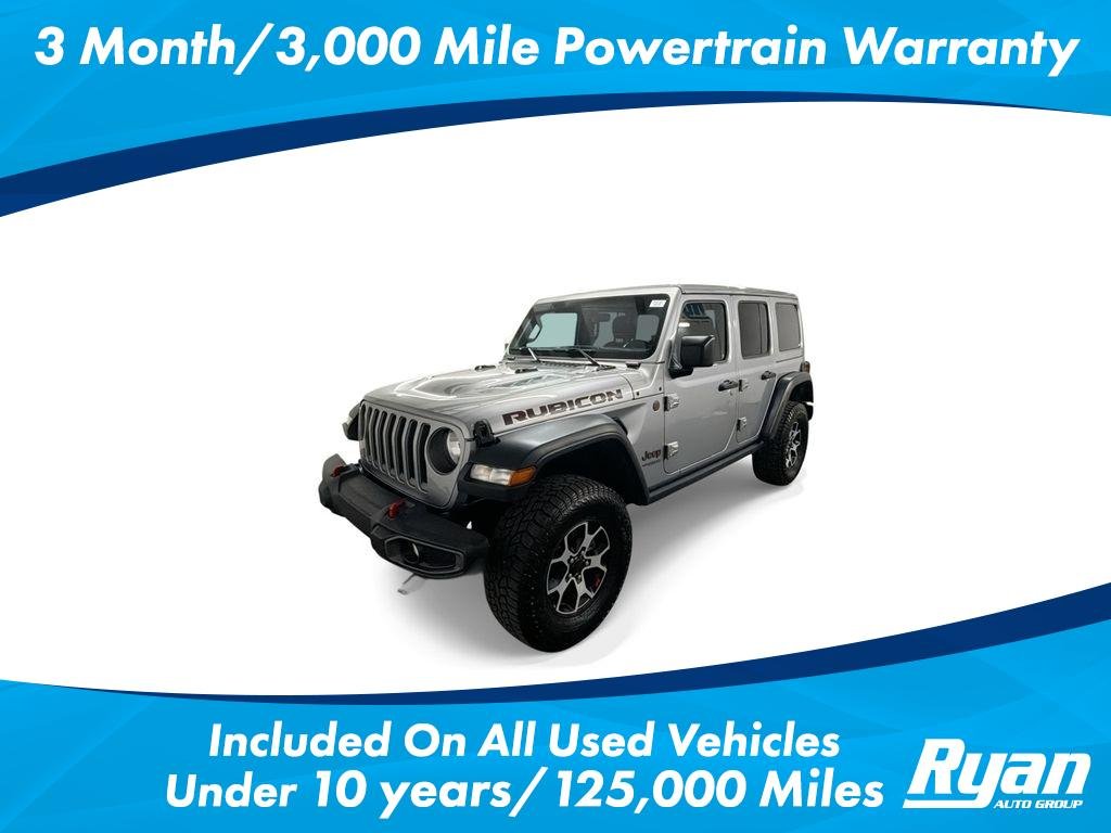Used 2020 Silver Jeep Rubicon 4x4 image 1