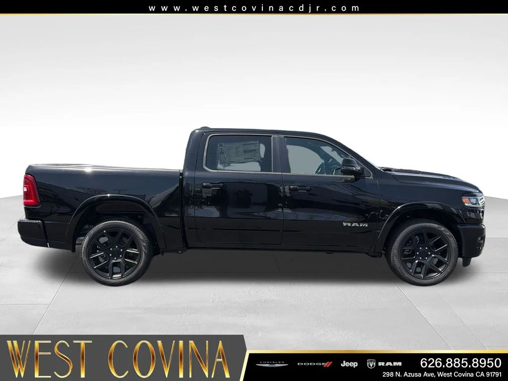 New 2026 Diamond Black Crystal Pearl-Coat Exterior Paint RAM Laramie image 6