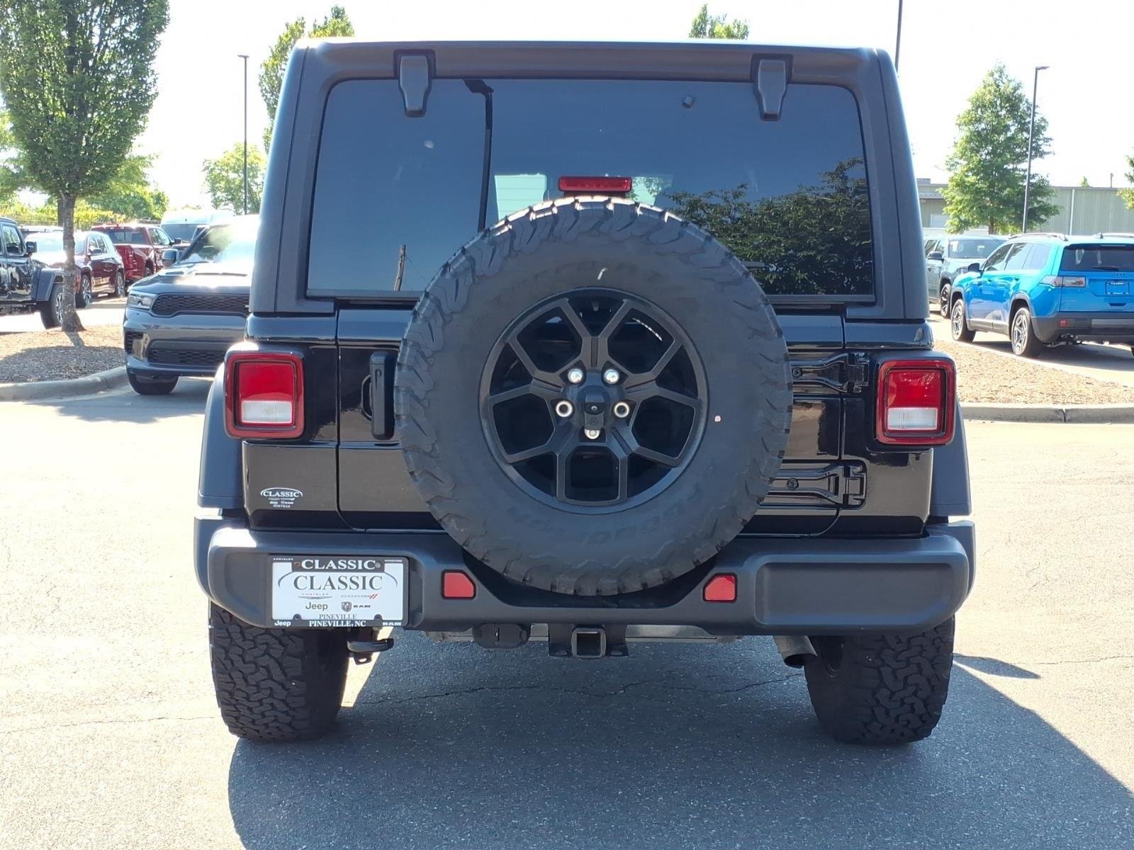 Used 2024 Black Clearcoat Jeep Willys image 17