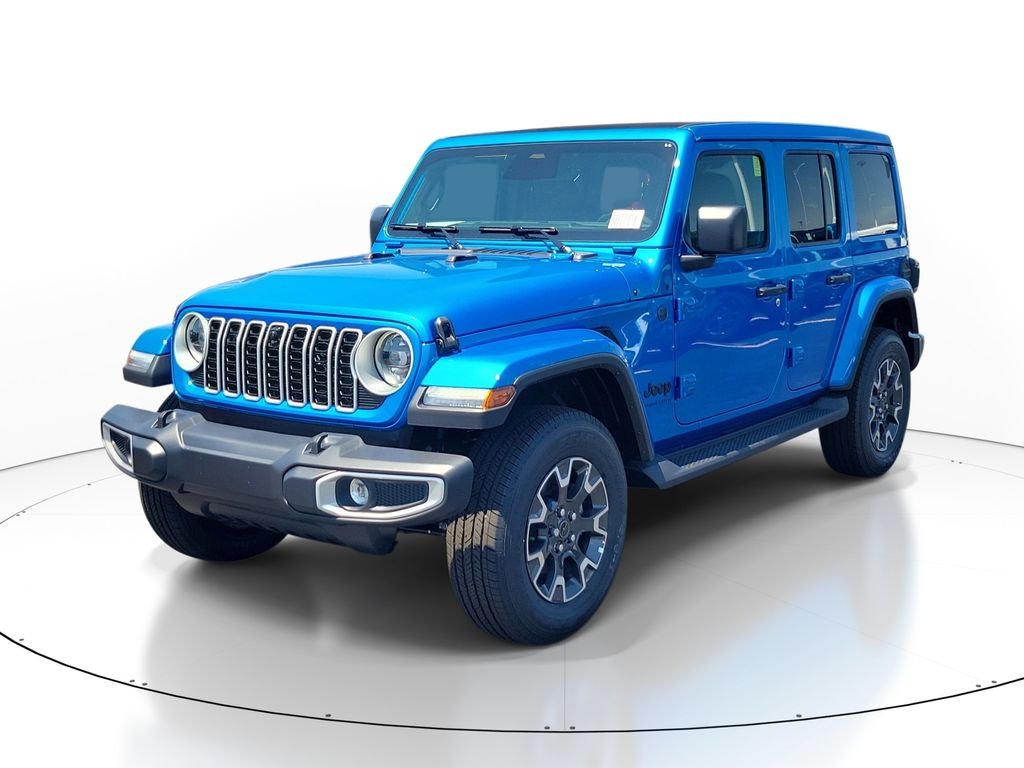 New 2026 Hydro Blue Pearl-Coat Exterior Paint Jeep Sahara image 2