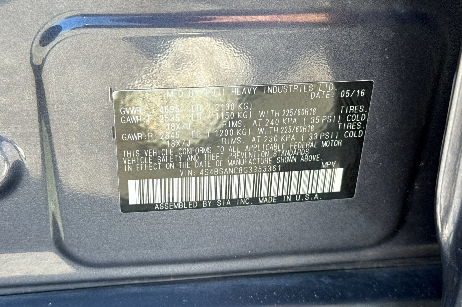 Used 2016 Gray Subaru 2.5i image 33