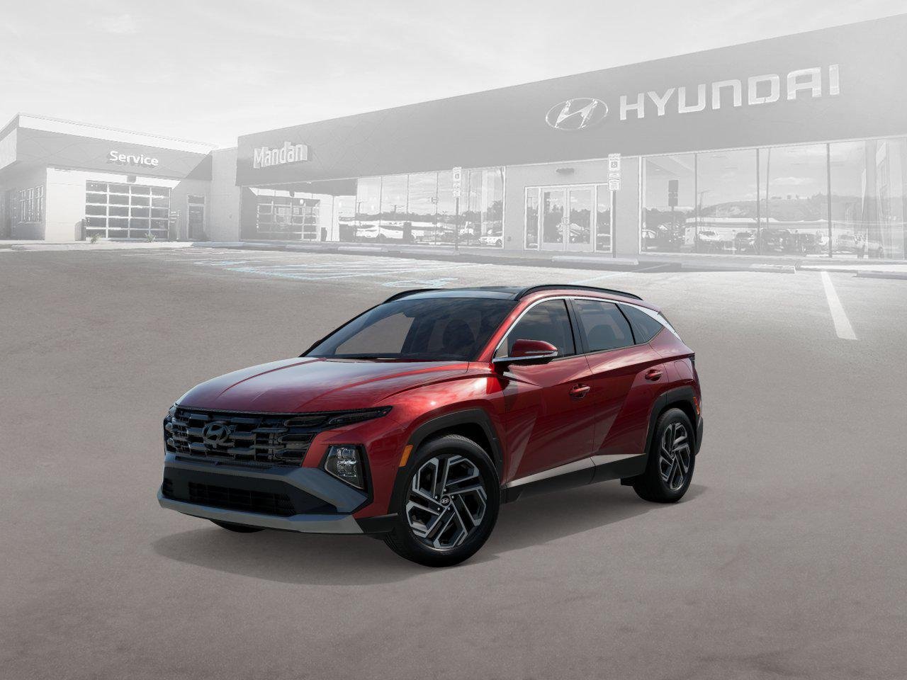 New 2026 Red Hyundai Limited AWD image 1