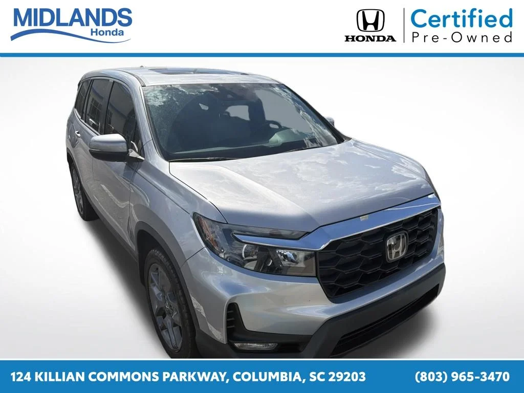 Certified Used 2023 Silver Metallic Honda EX-L image 1