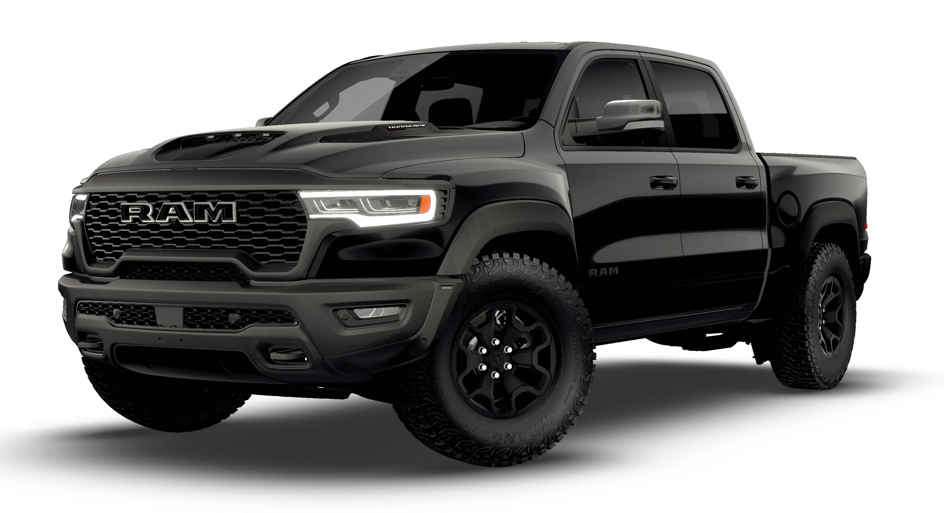 New 2026 Diamond Black Crystal Pearl-Coat Exterior Paint RAM RHO image 27