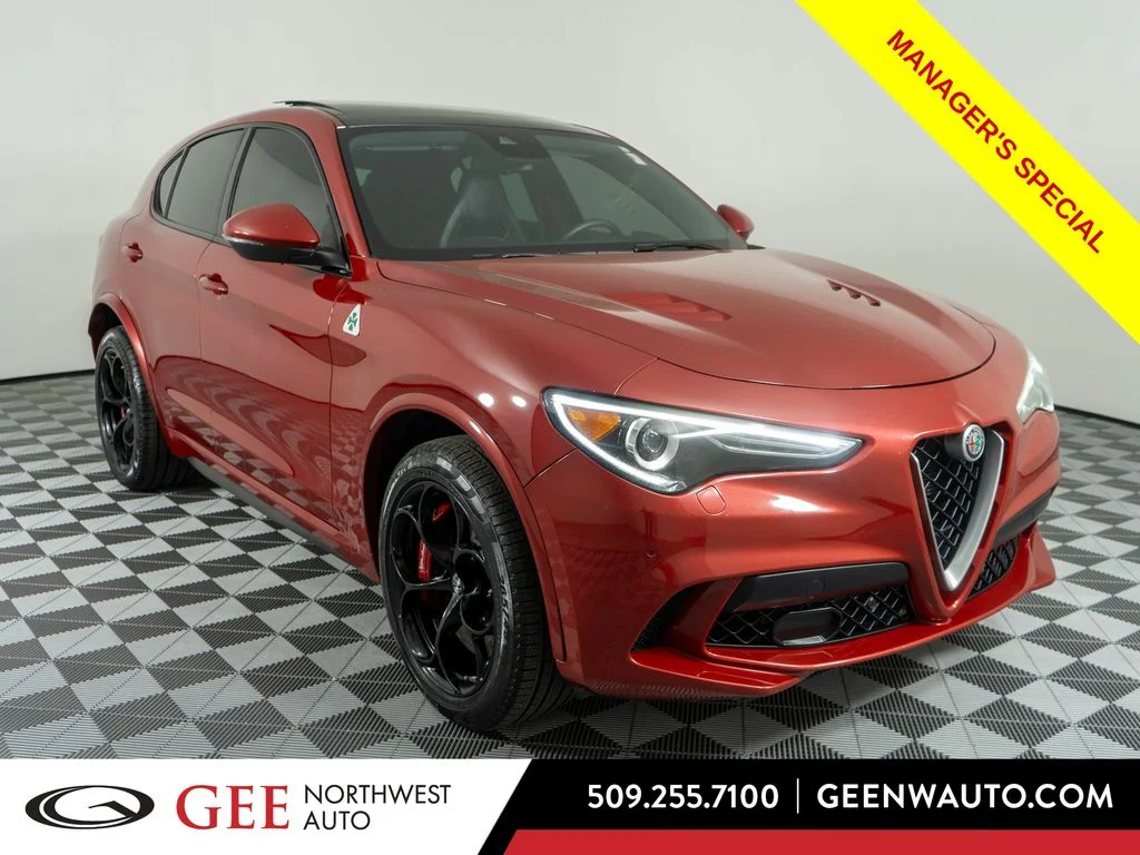 Used 2018 Red Alfa Romeo Quadrifoglio image 1