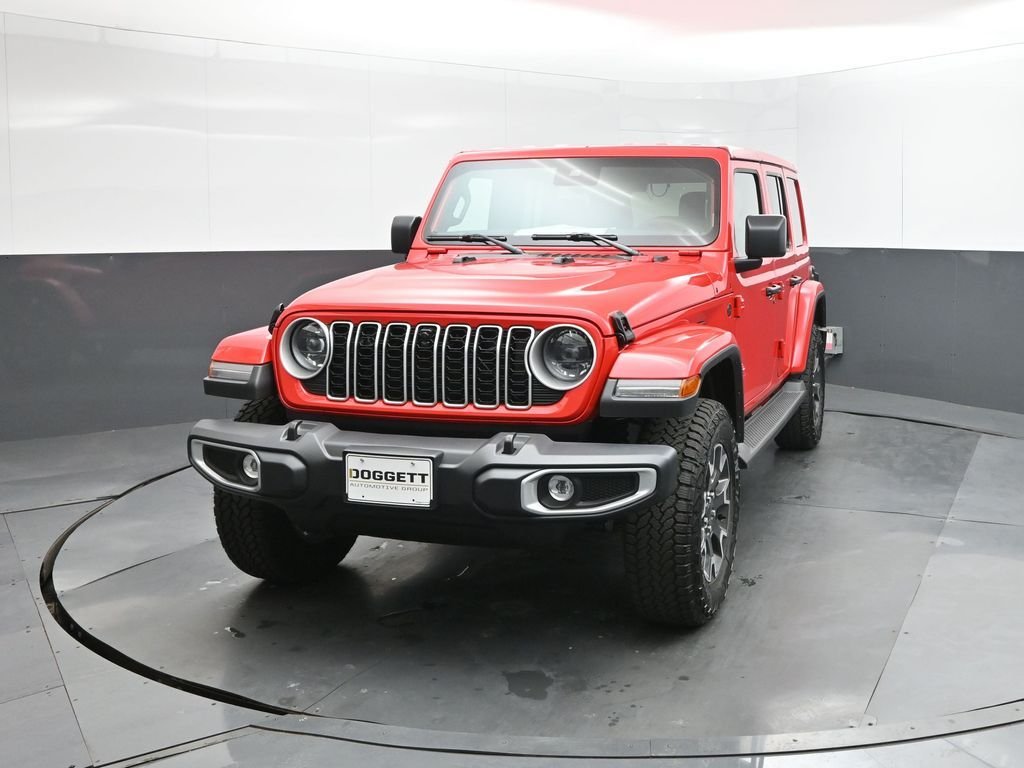 New 2025 Firecracker Red Clear-Coat Exterior Paint Jeep Sahara image 30