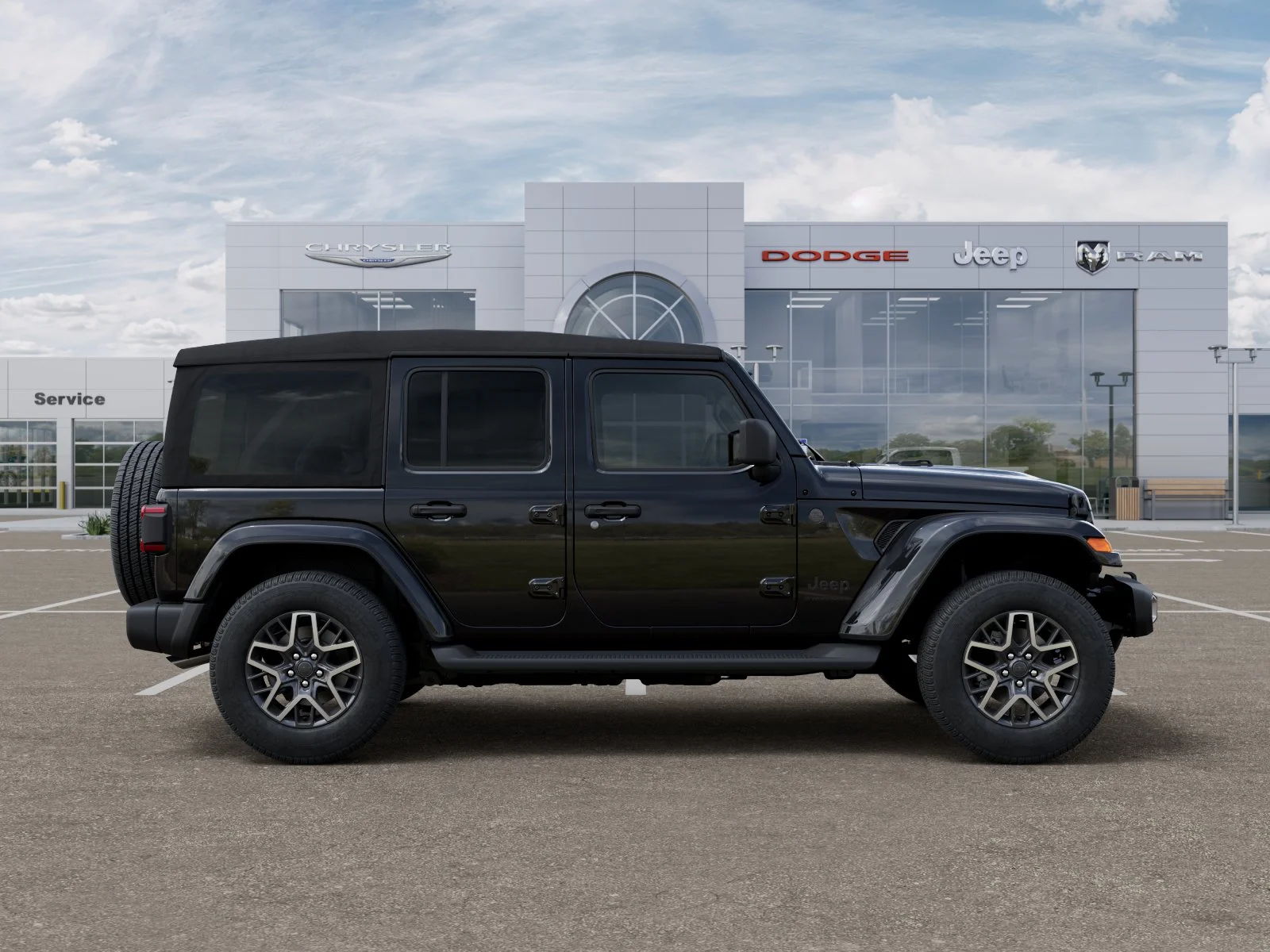 New 2026 Black Clear-Coat Exterior Paint Jeep Sahara image 48