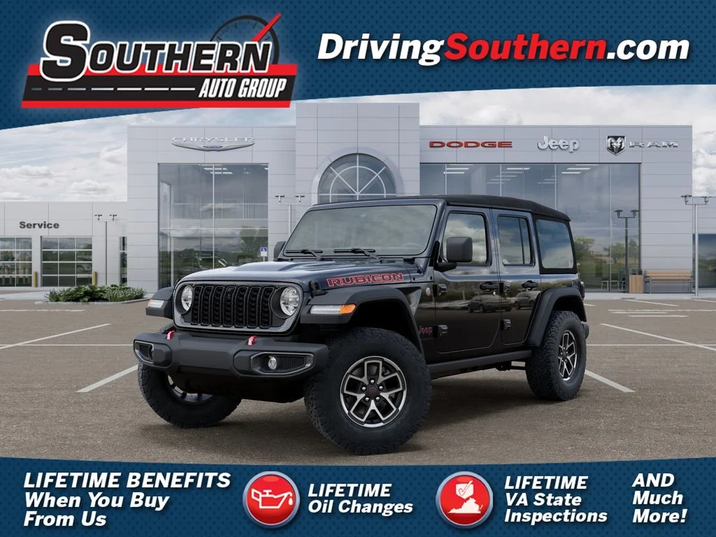 New 2025 Black Clear-Coat Exterior Paint Jeep Rubicon image 1