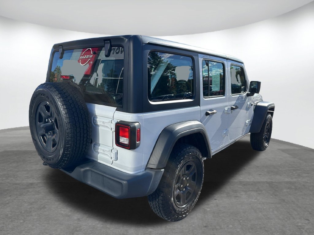Used 2018 White Jeep Unlimited Sport image 6