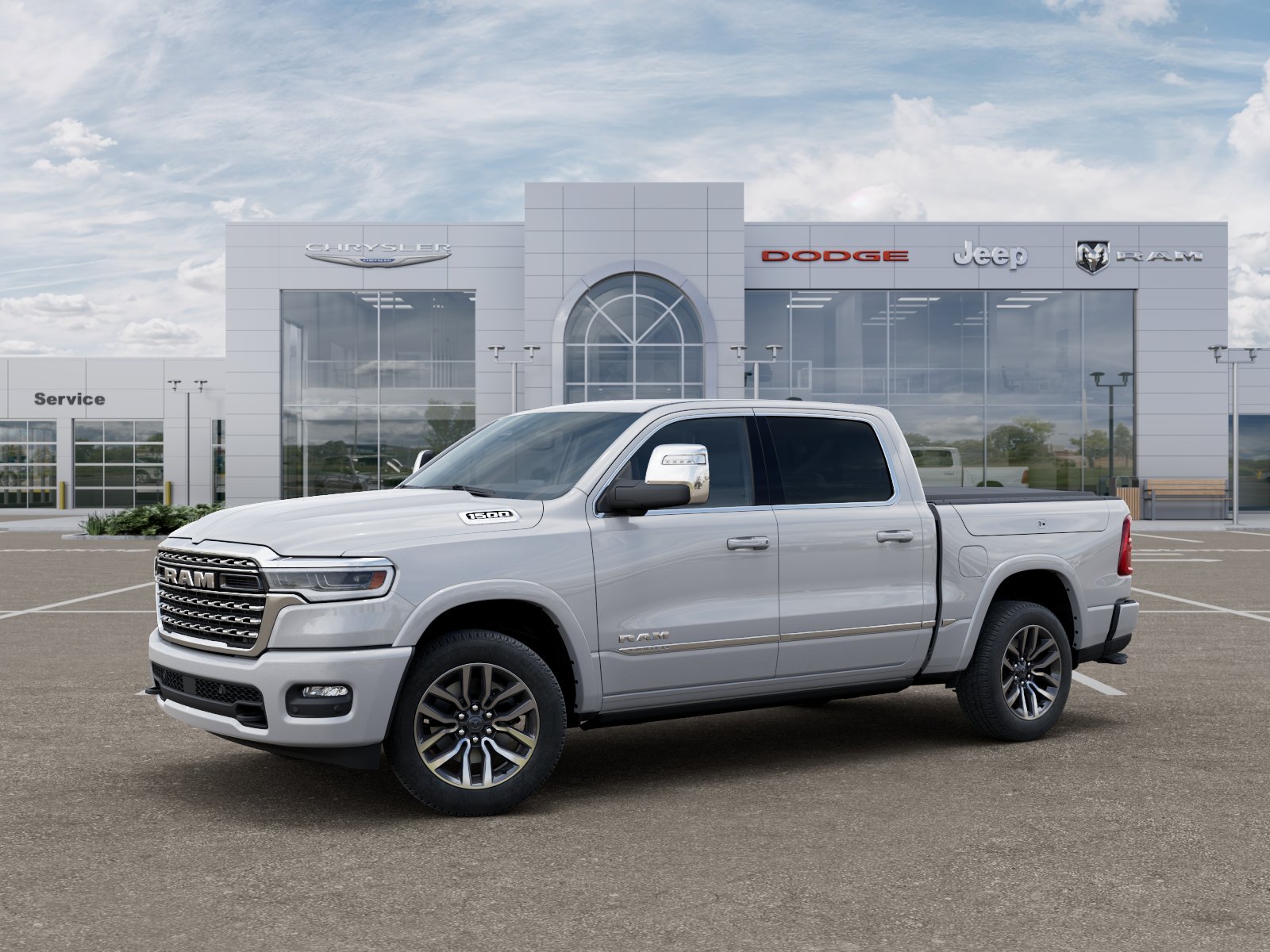 New 2026 Ivory White Tri-Coat Pearl-Coat Exterior Paint RAM Limited image 27