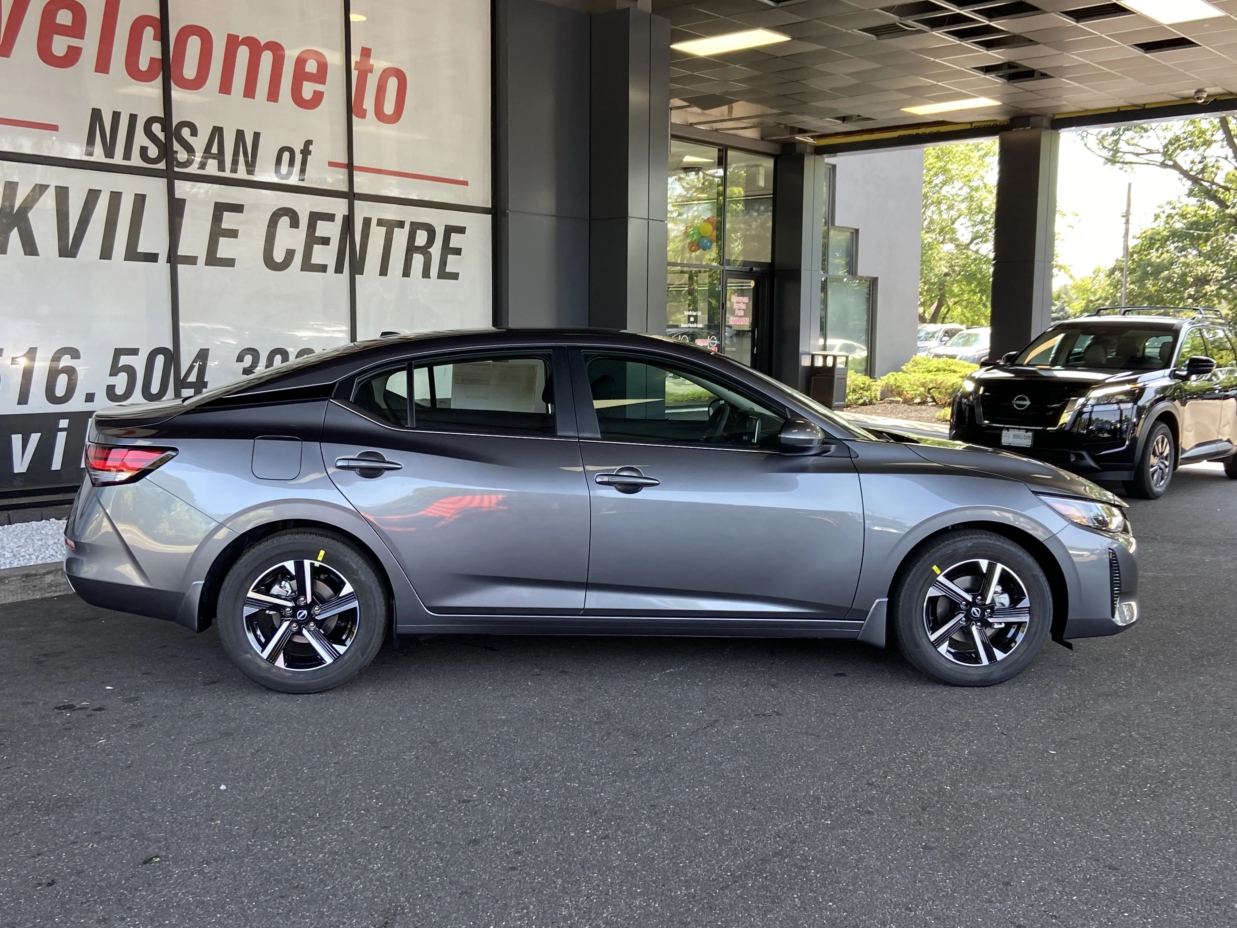 New 2025 Gun Metallic Nissan SV image 3