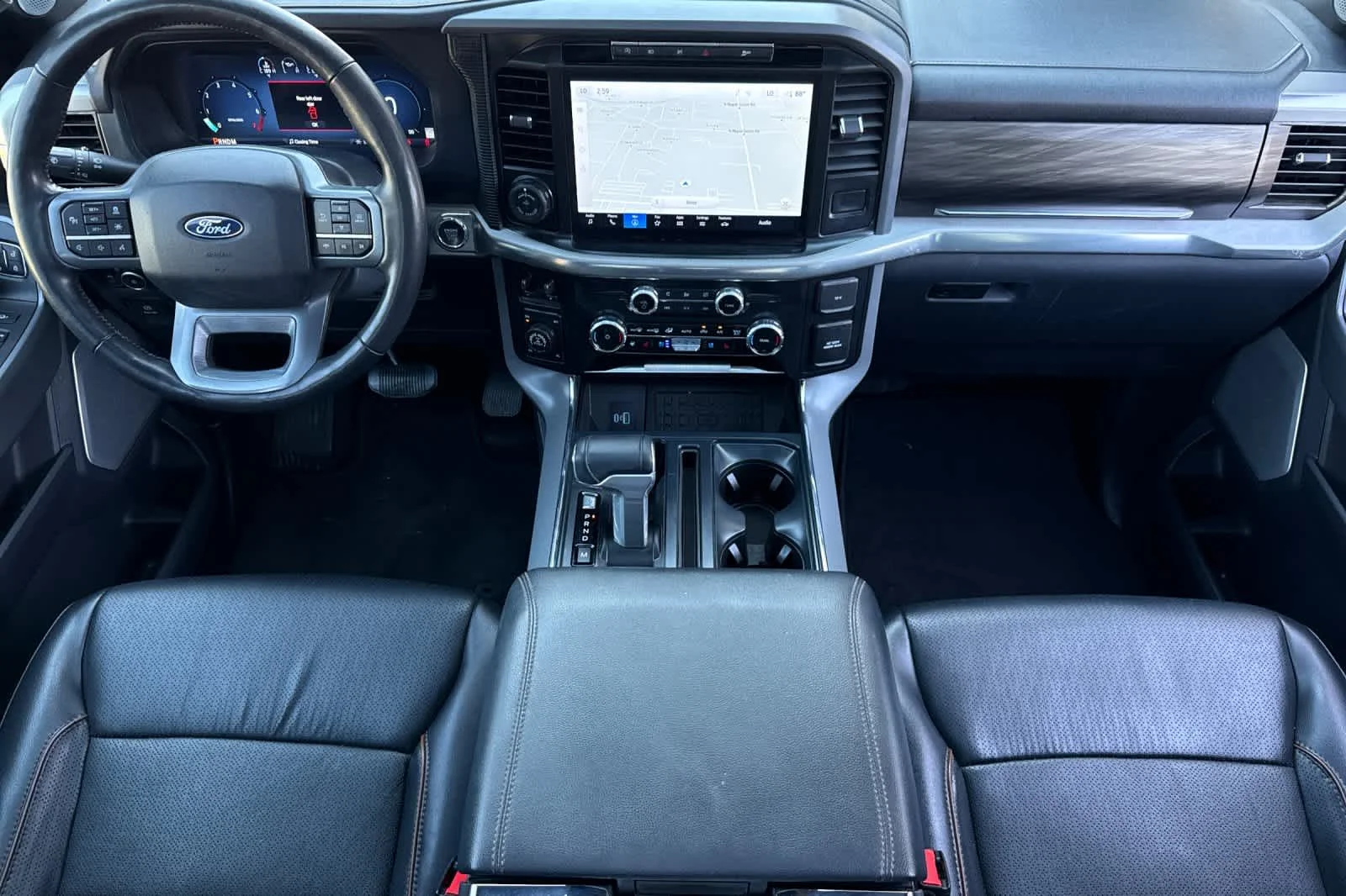 Certified Used 2024 Atlas Blue Metallic Ford LARIAT image 3