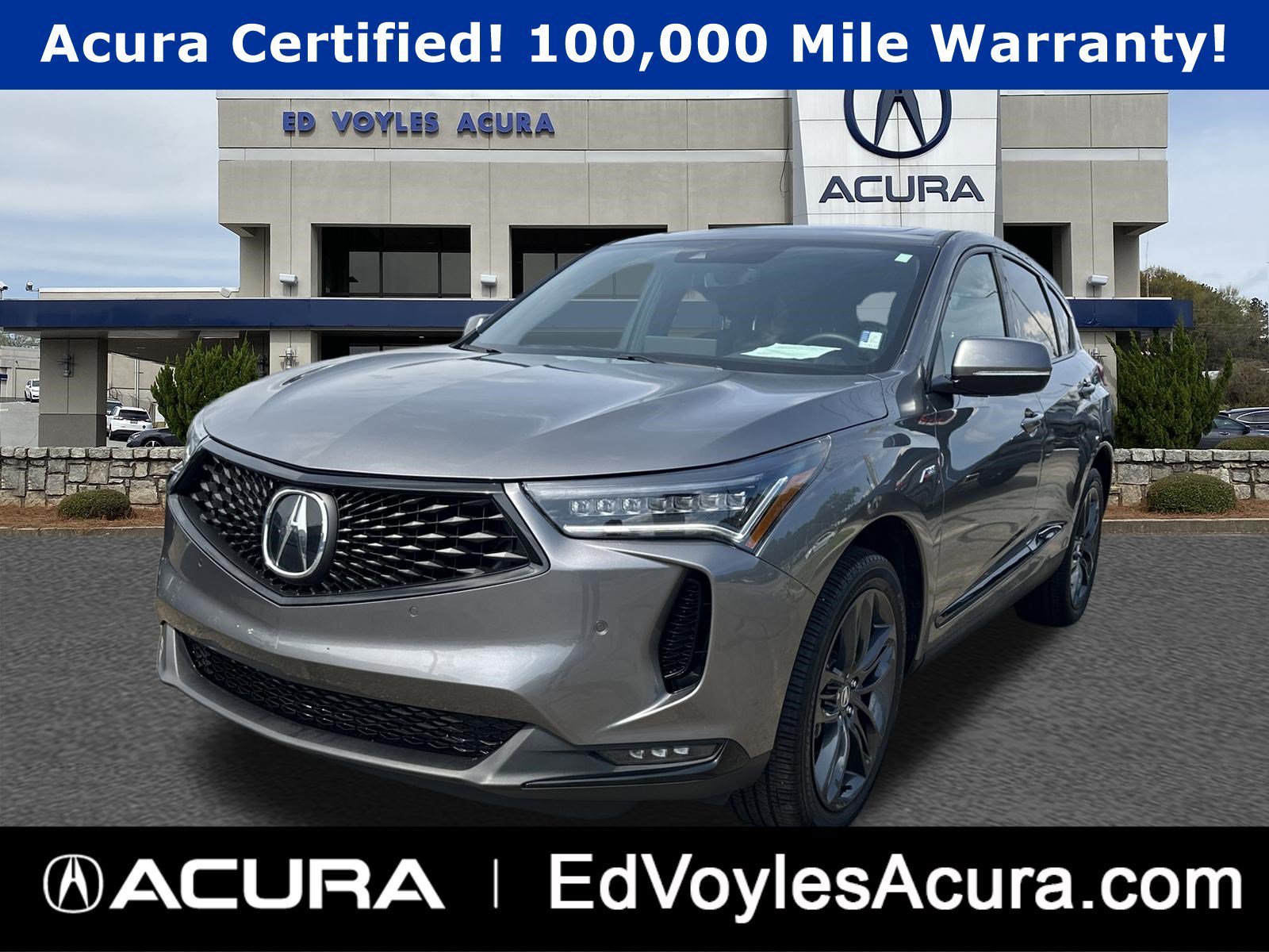 Used 2024 Liquid Carbon Metallic Acura w/A-Spec Package image 1