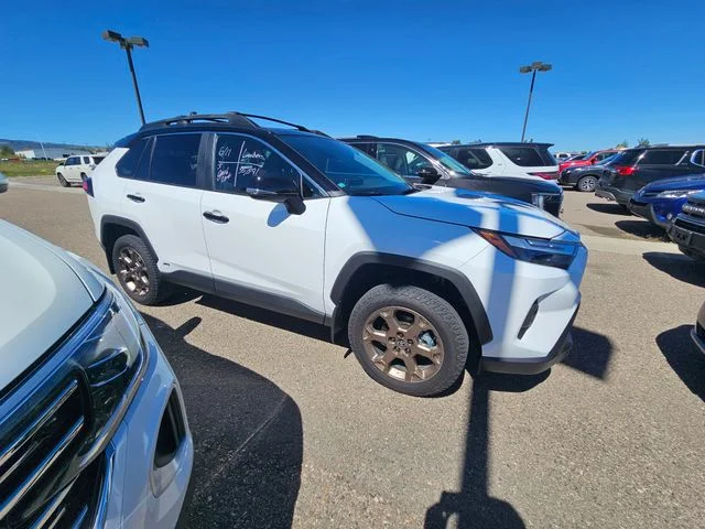 Used 2025 Midnight Black Metallic Toyota Woodland Edition image 4