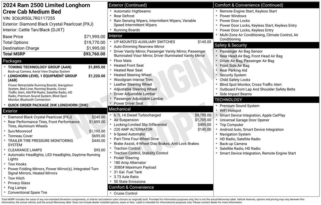 Used 2024 Black Ram Longhorn image 24