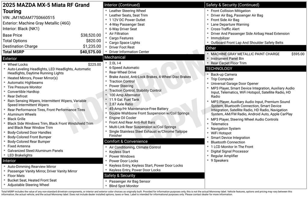 Certified Used 2025 Gray Mazda Grand Touring image 30