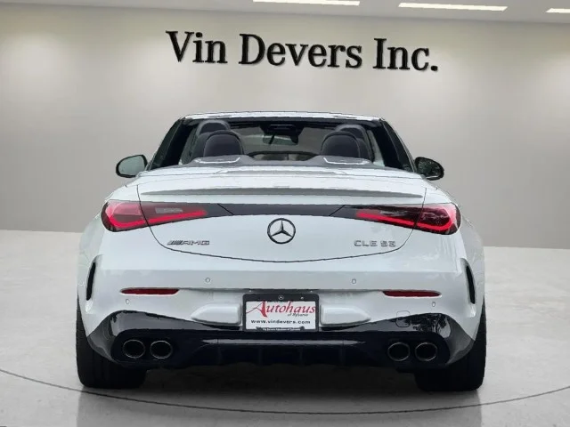 New 2026 MANUFAKTUR Moonlight White Metallic Mercedes-Benz AMG® CLE 53 4MATIC+ Cabriolet image 23