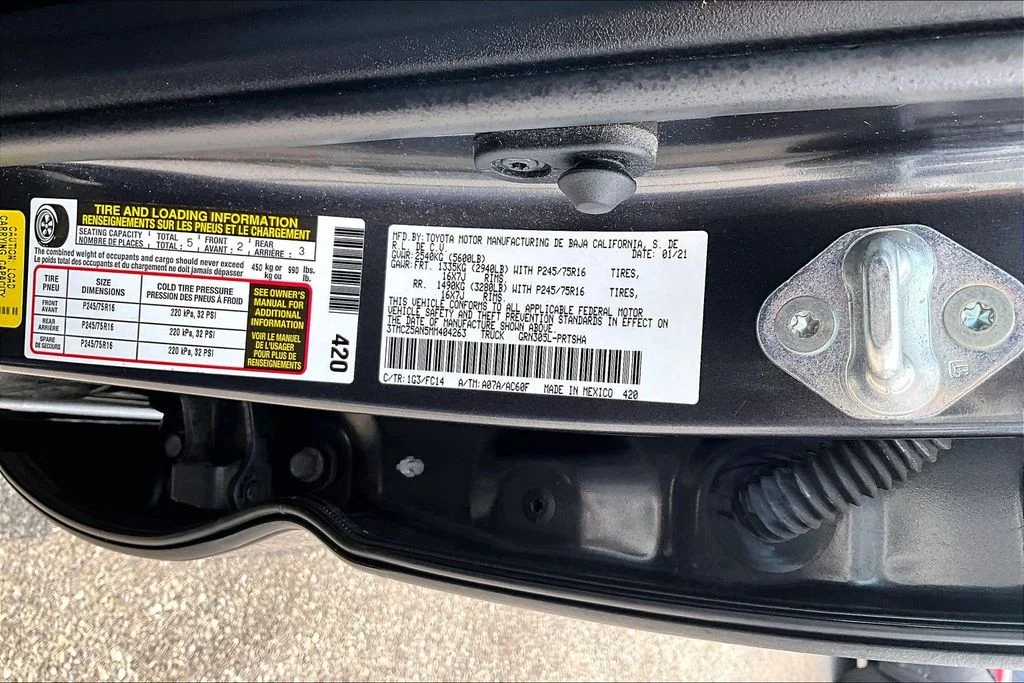 Certified Used 2021 Gray Toyota SR5 image 20