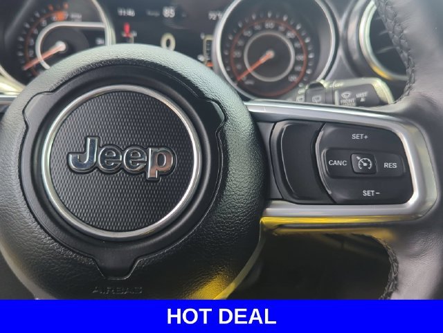 Used 2021 White Jeep Unlimited Sahara Altitude image 16