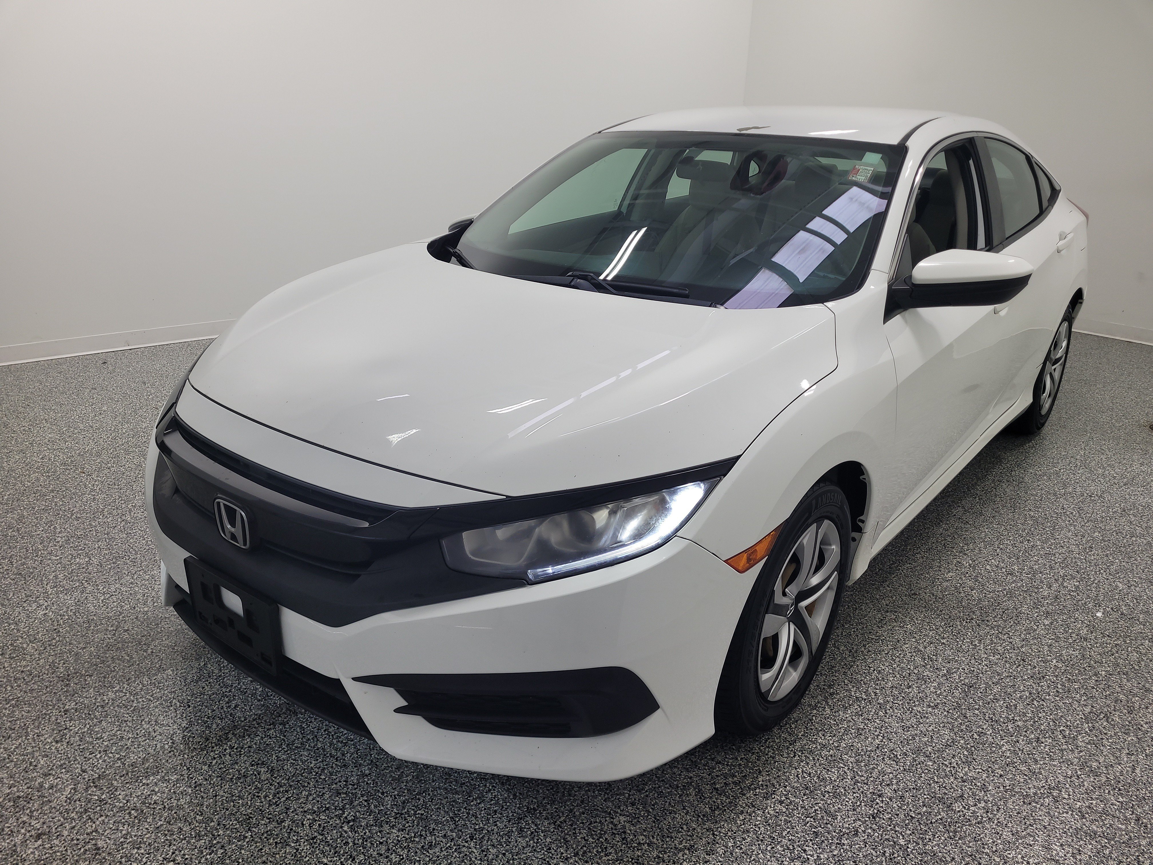 Used 2017 Honda Civic LX with VIN 19XFC2F54HE225640 for sale in Spring, TX