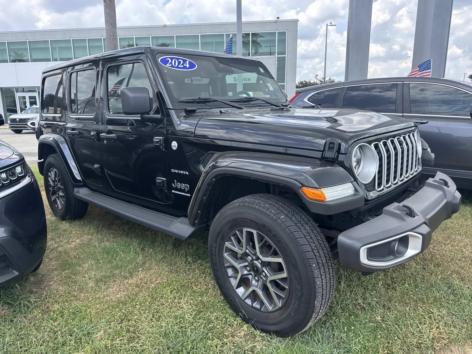 Used 2024 Black Jeep Sahara image 3