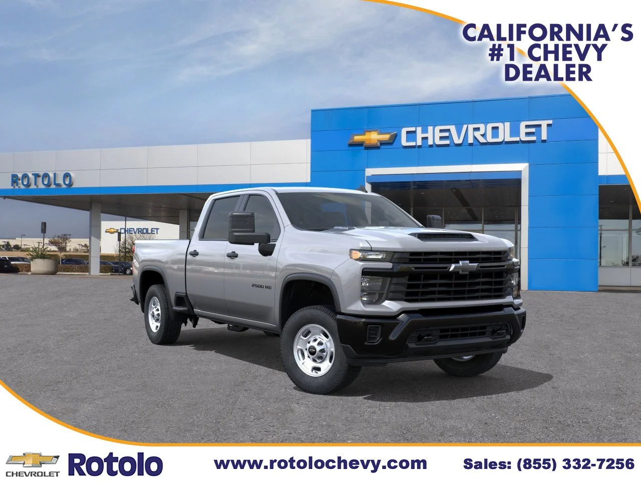 New 2026 Sterling Gray Metallic Chevrolet WT image 1
