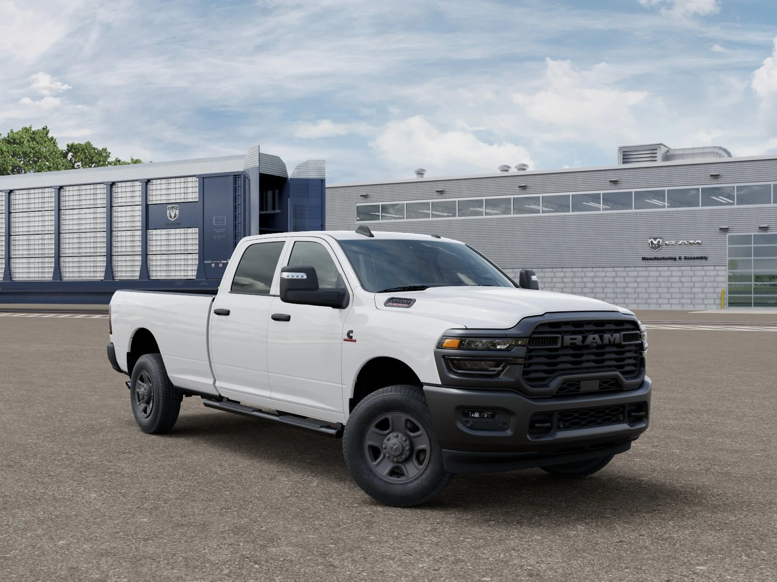 New 2027 Bright White Clear-Coat Exterior Paint RAM TRADESMAN image 3