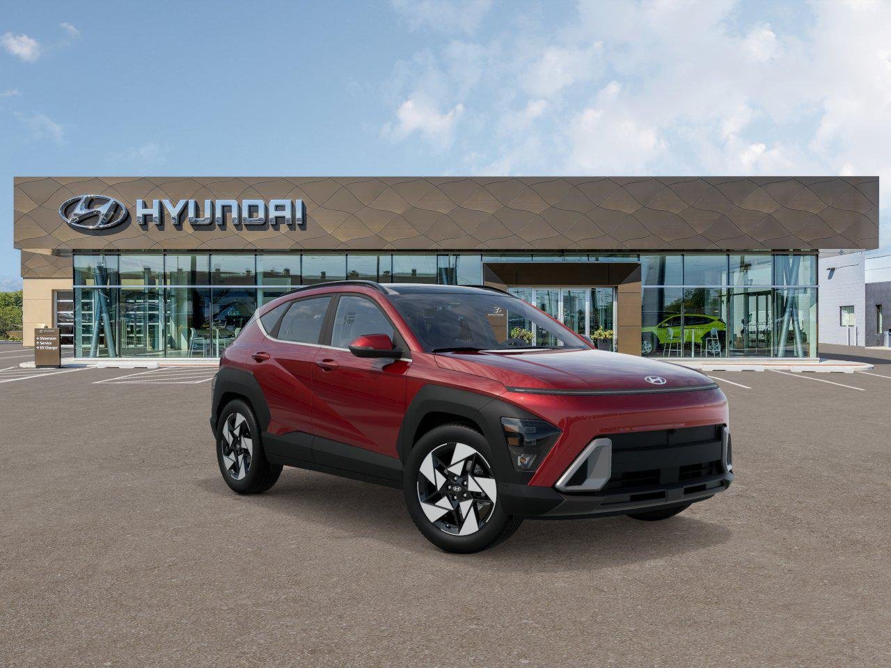 New 2026 Ultimate Red Metallic Hyundai SEL Sport FWD image 2