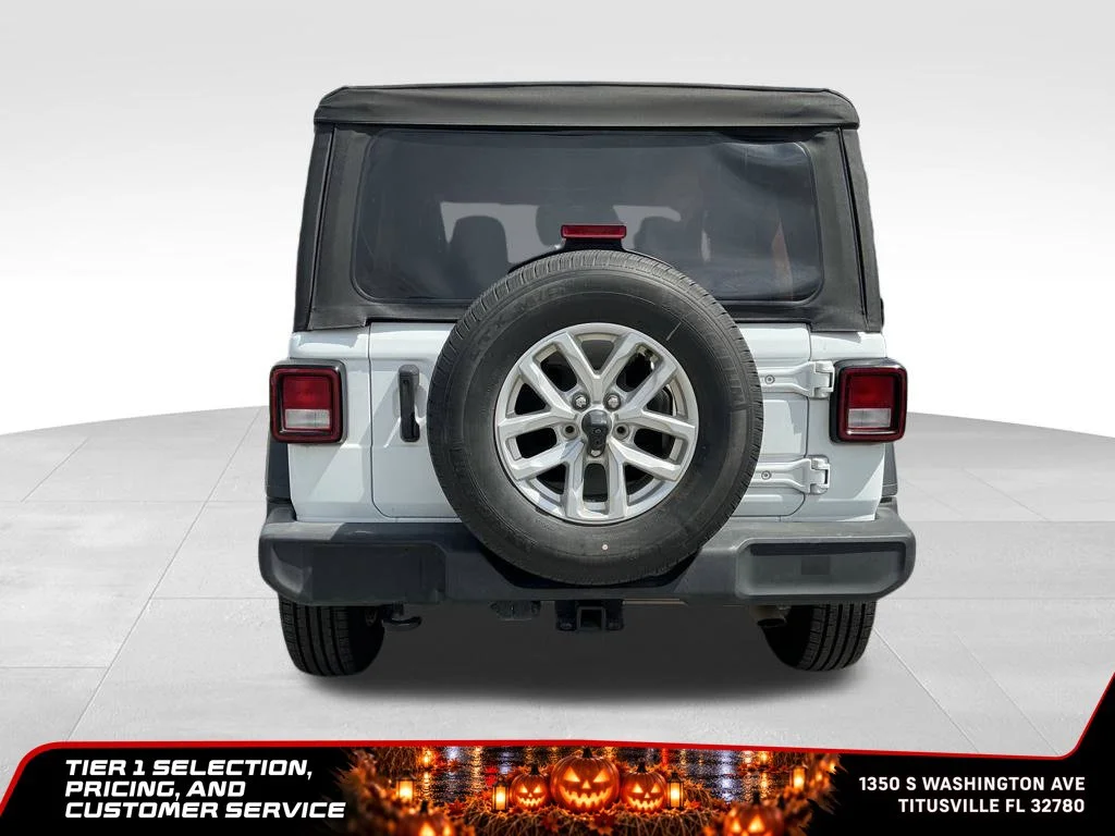 Used 2023 White Jeep Sport S image 8