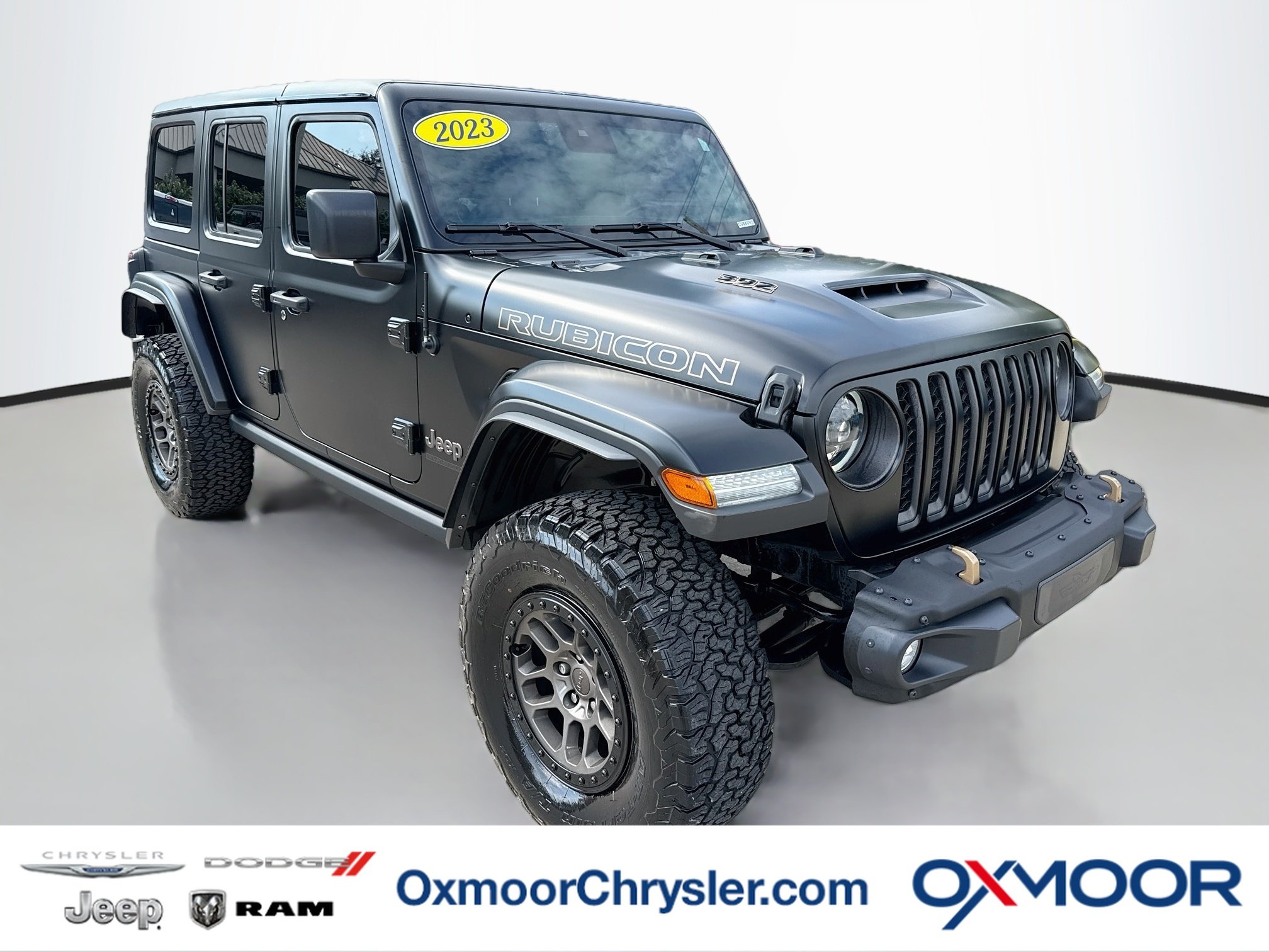 Certified Used 2023 Black Clearcoat Jeep Rubicon 392 image 1