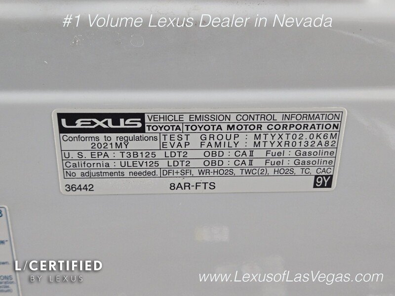 Certified Used 2021 Ultra White Lexus F SPORT image 29