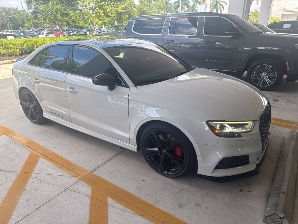 Used 2017 Glacier White Metallic Audi Premium Plus image 2