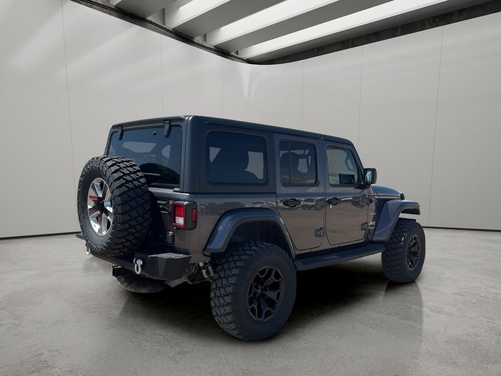 Used 2020 Granite Crystal Metallic Clearcoat Jeep Sahara image 5