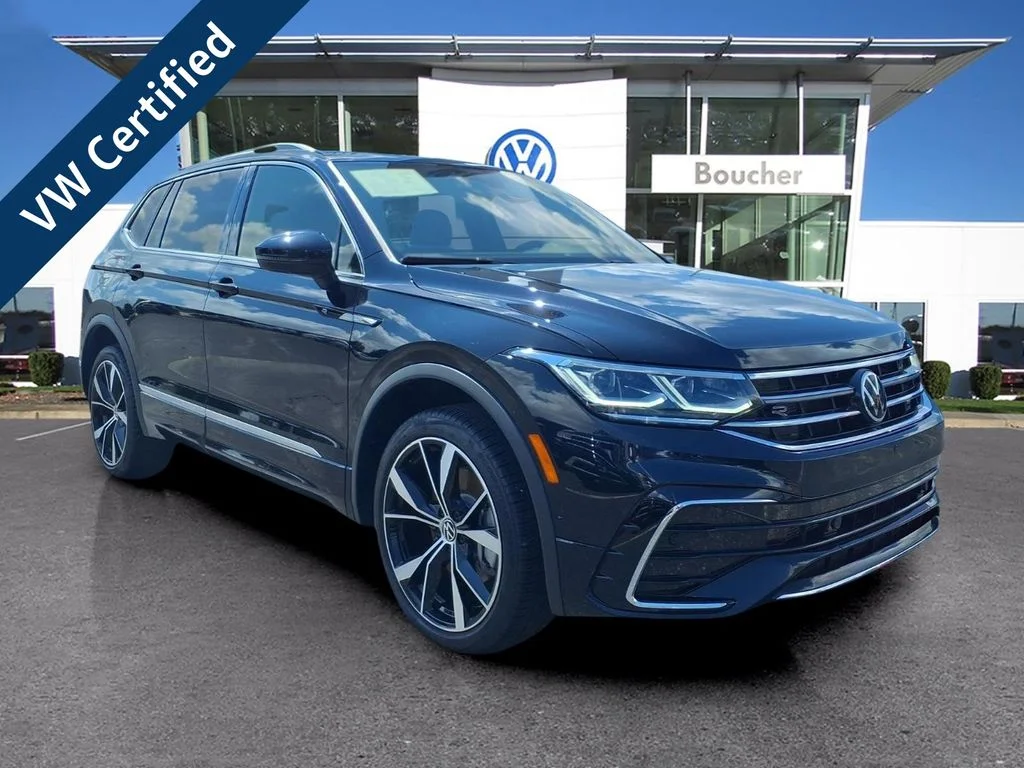Certified Used 2024 Deep Black Pearl Volkswagen 2.0T SEL R-Line image 1