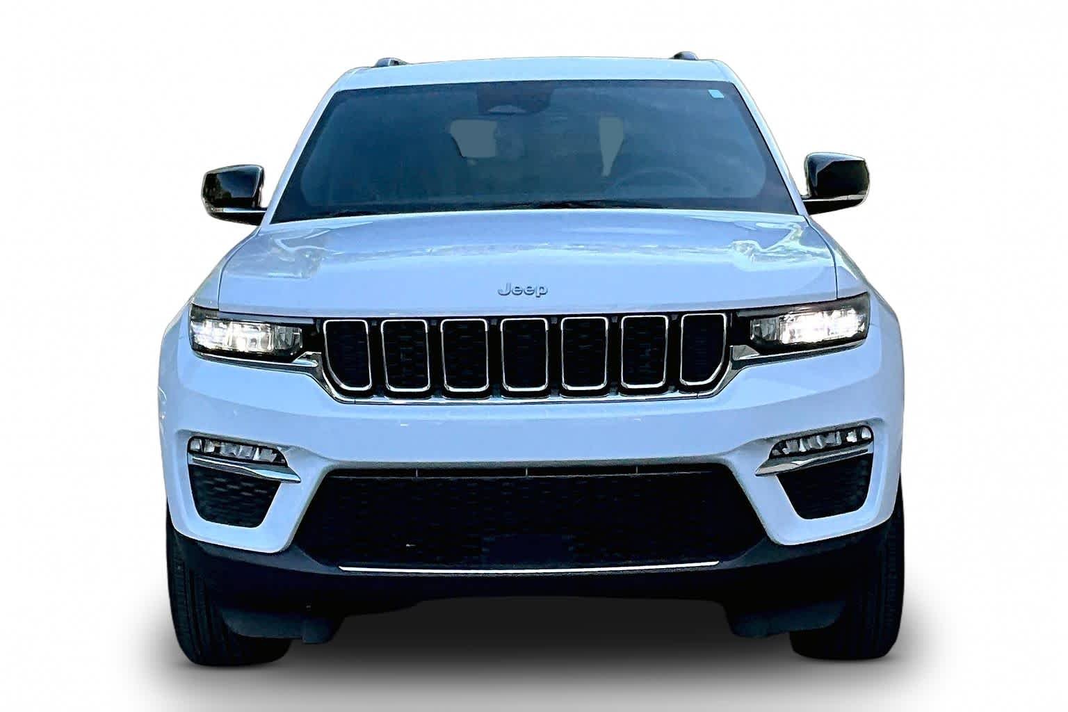 Used 2025 Bright White Clearcoat Jeep Limited image 4