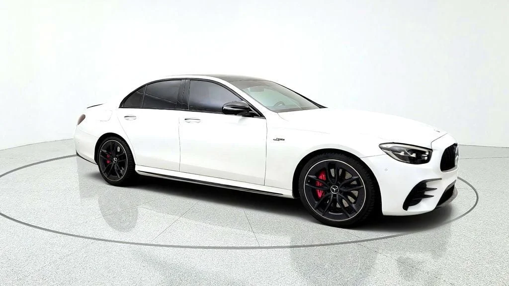 Used 2022 Polar White Mercedes-Benz AMG® E 53 4MATIC+ Sedan image 3